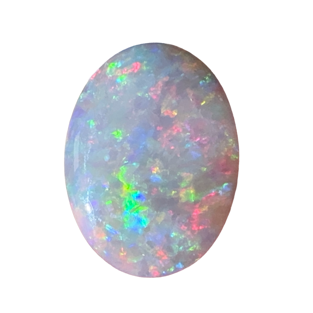 7.3ct Mintabie Oval Pendant Opal