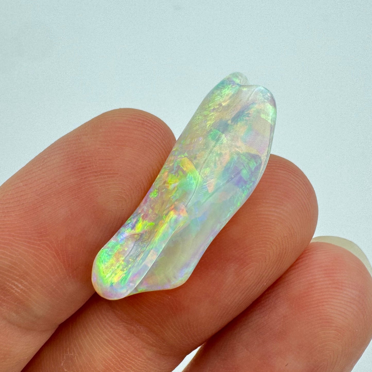 14.7ct Belemnite Fossil Crystal Opal