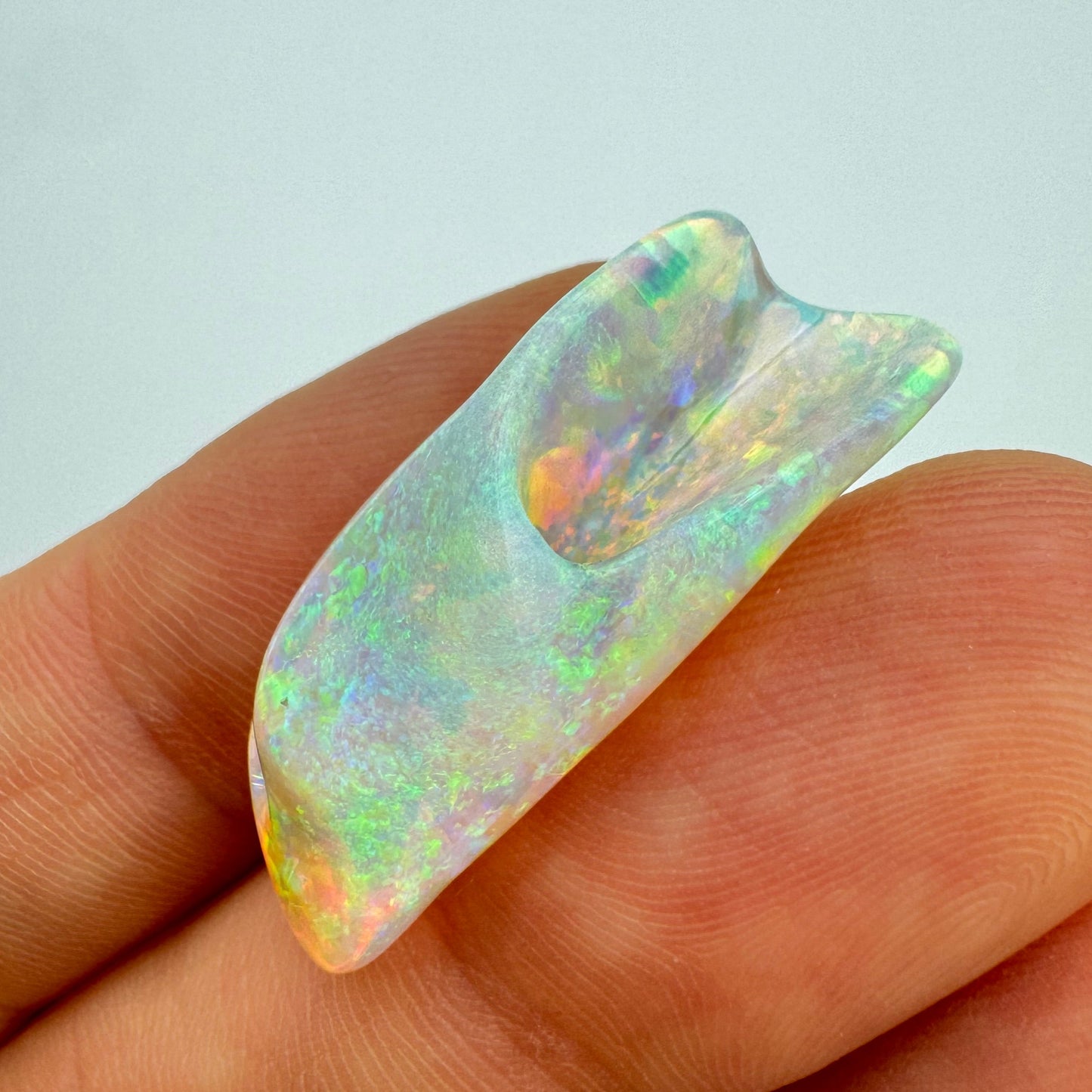 14.7ct Belemnite Fossil Crystal Opal