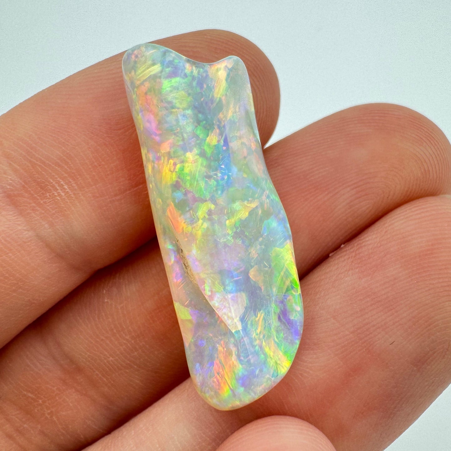 14.7ct Belemnite Fossil Crystal Opal