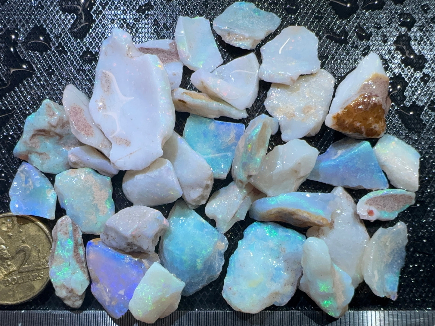1ozt (155ct) Coober Pedy Rough Opal/Skinshell Parcel - 14 Mile Field