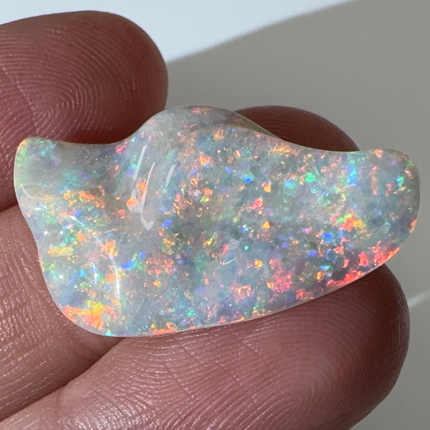 12.5ct Mintabie Double Sided Hand Carved Opal