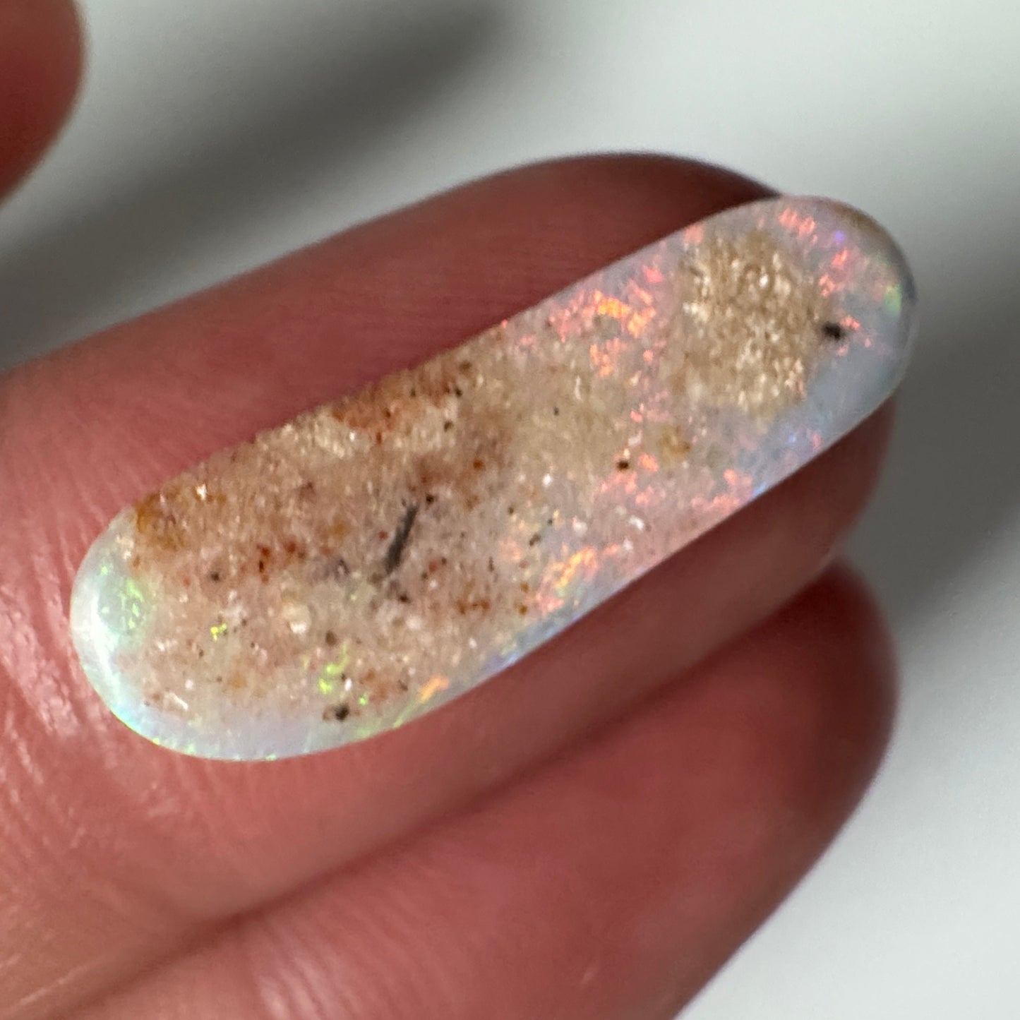 3.7ct Mintabie Freeform Crystal Opal
