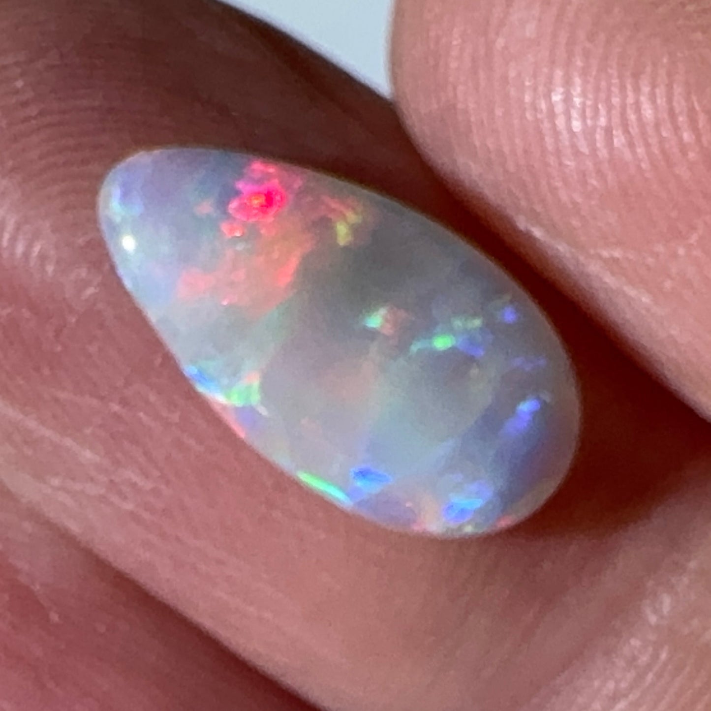 1.8ct Mintabie Teardrop Crystal Opal