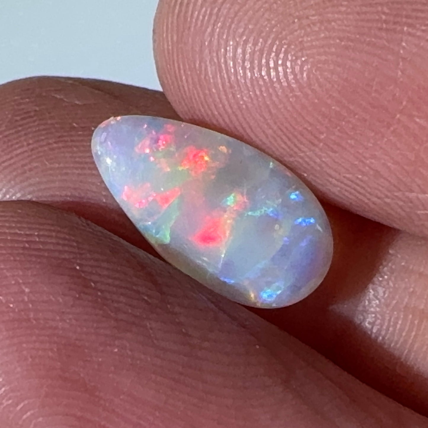 1.8ct Mintabie Teardrop Crystal Opal