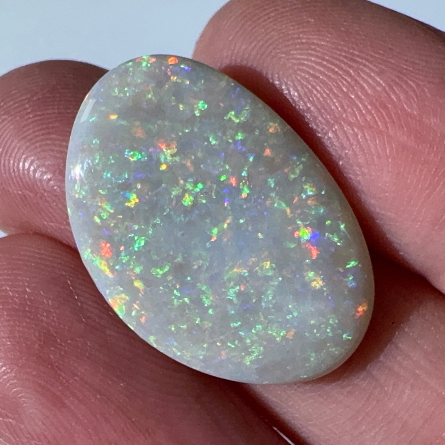13.6ct Mintabie Freeform White Opal