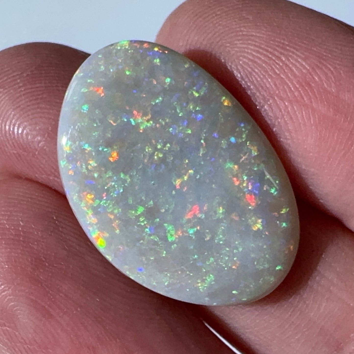 13.6ct Mintabie Freeform White Opal