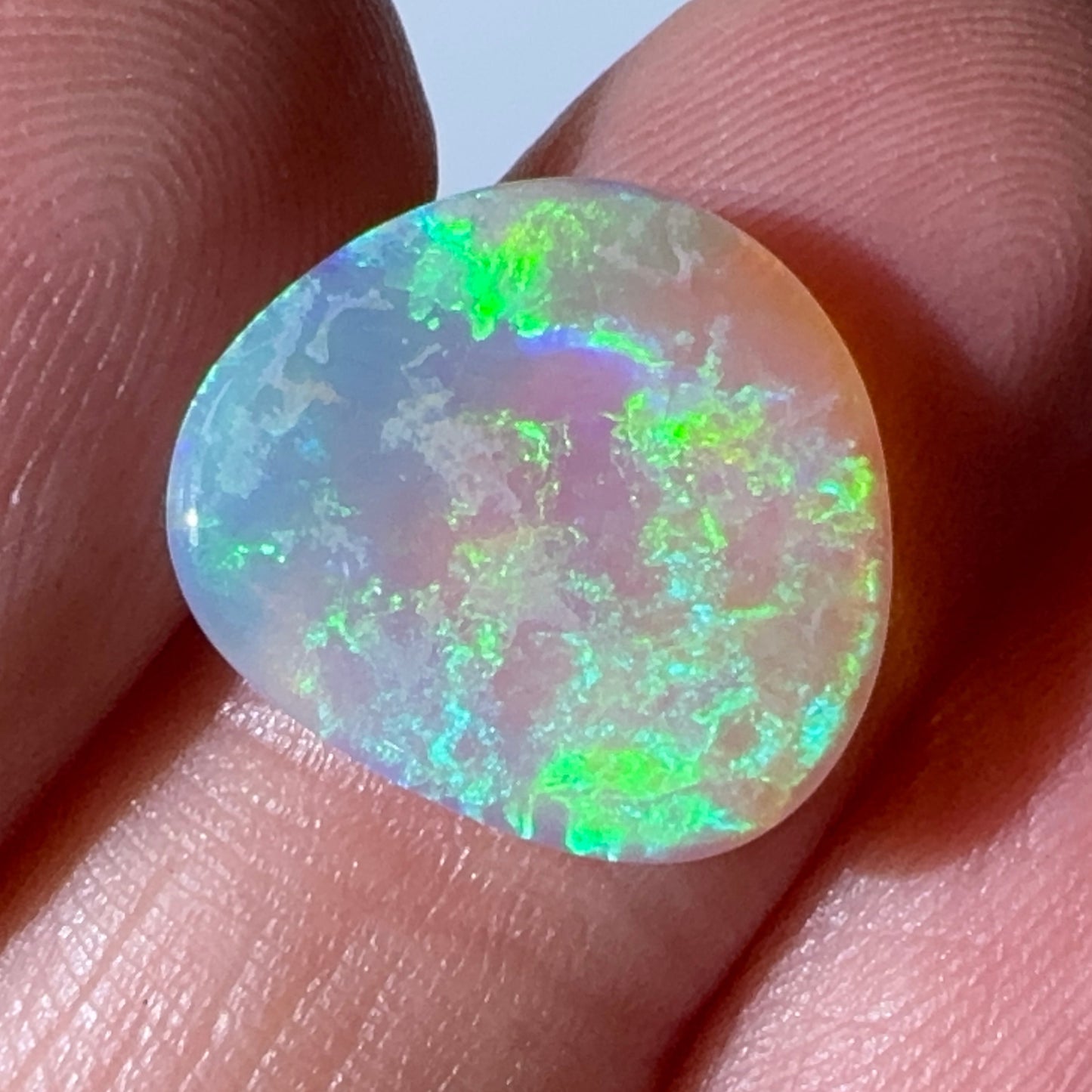3.7ct Mintabie Freeform Crystal Opal