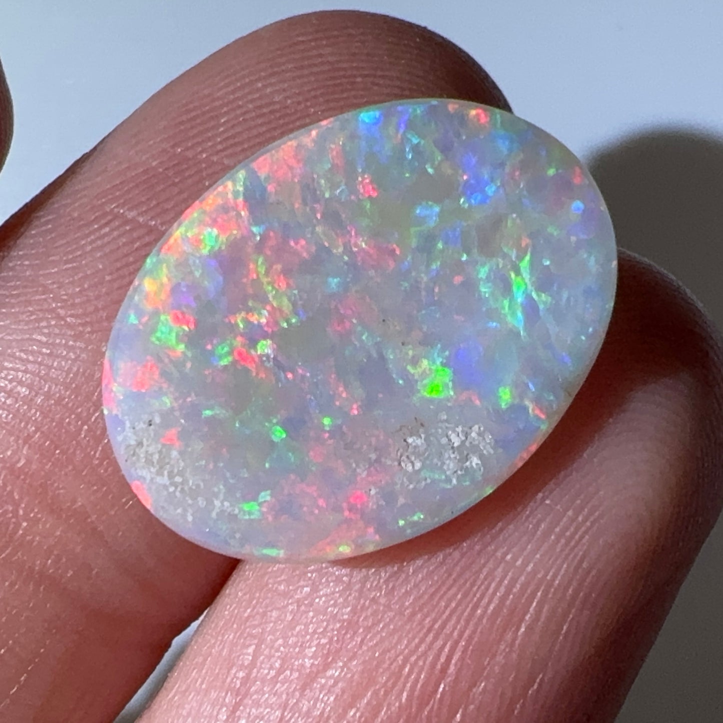 7.3ct Mintabie Oval Pendant Opal