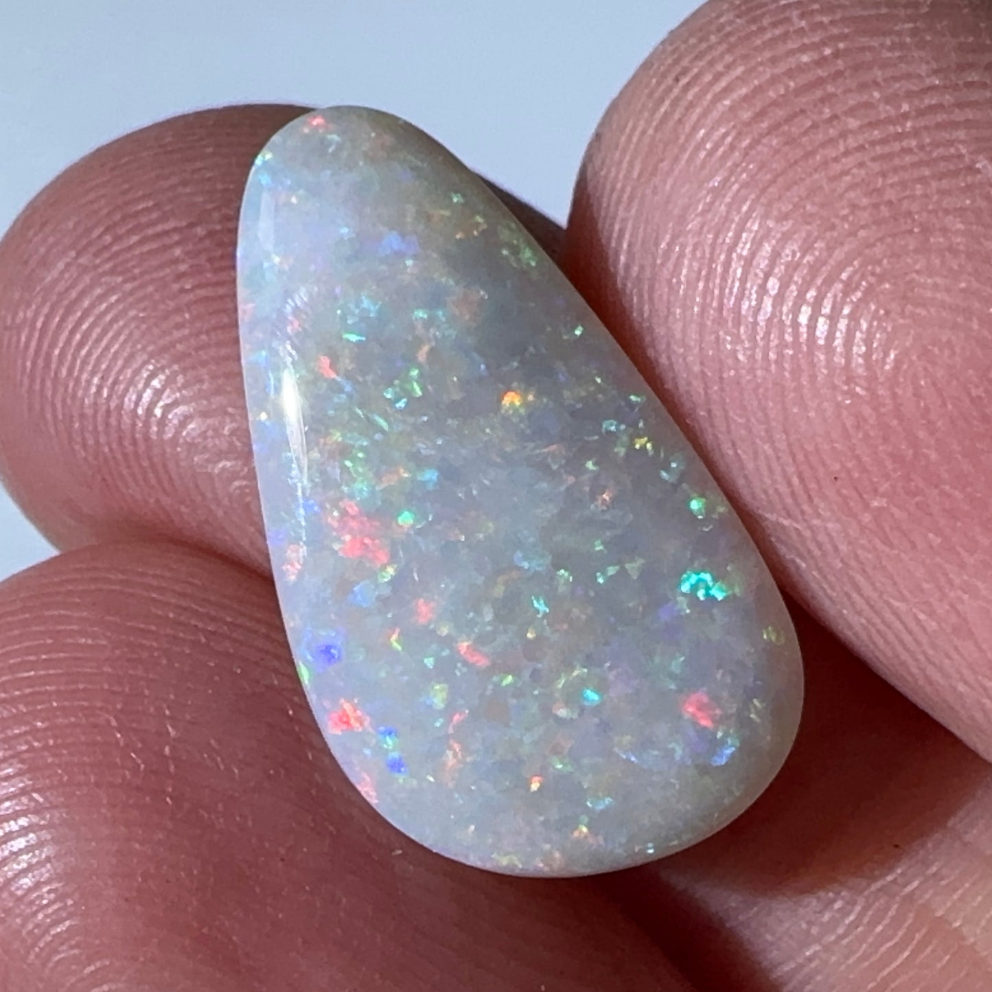 5.3ct Mintabie Freeform White Opal