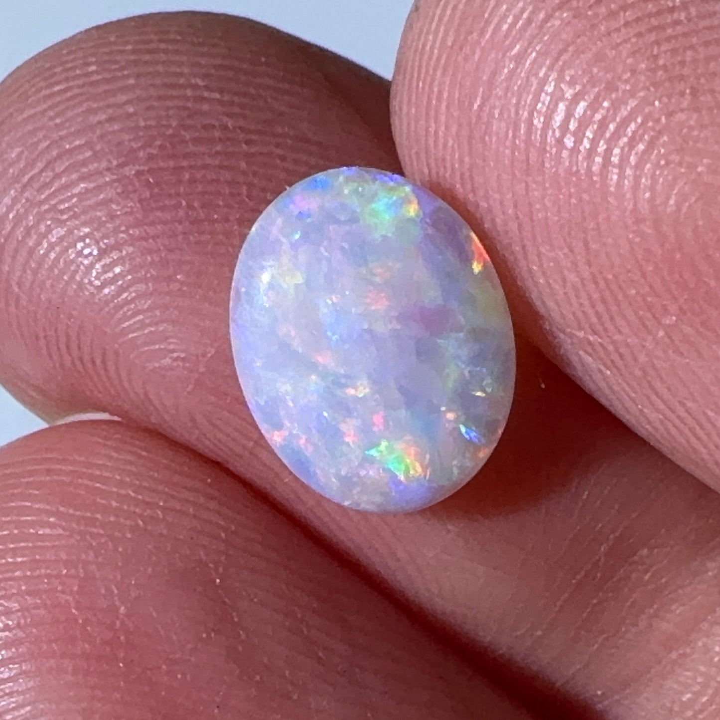 1.4ct Mintabie Oval White Opal