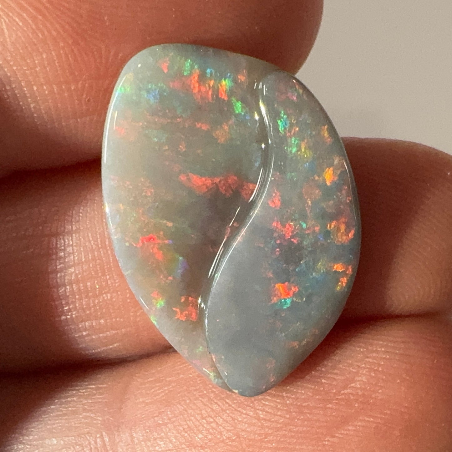 10.4ct Mintabie Hand Carved Dark Opal