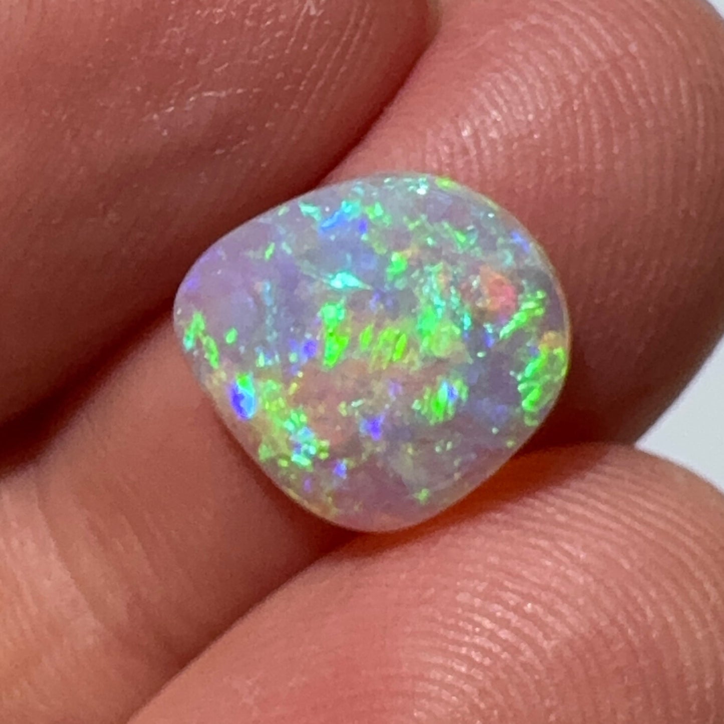 2.5ct Mintabie Blue Green Crystal Opal