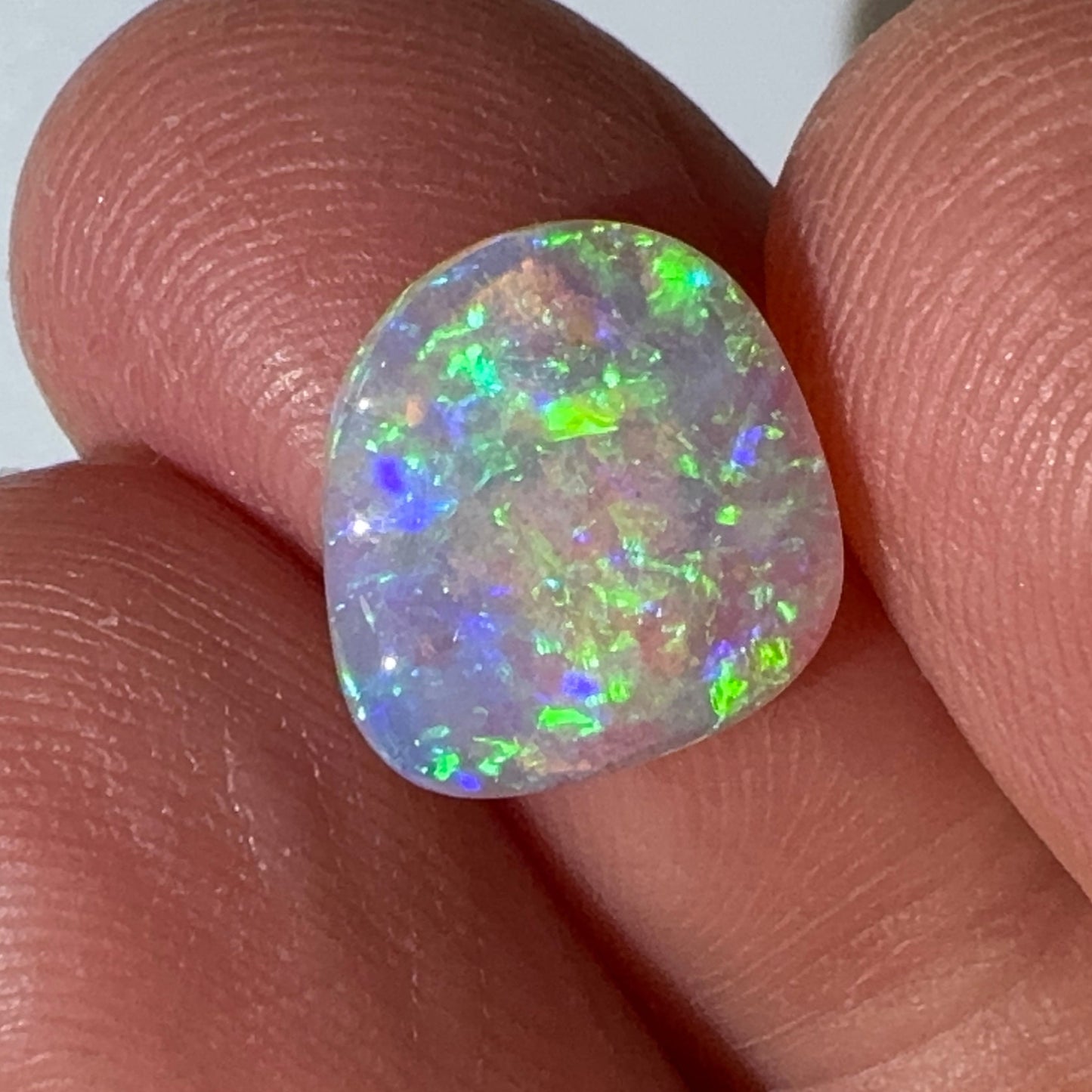 2.5ct Mintabie Blue Green Crystal Opal