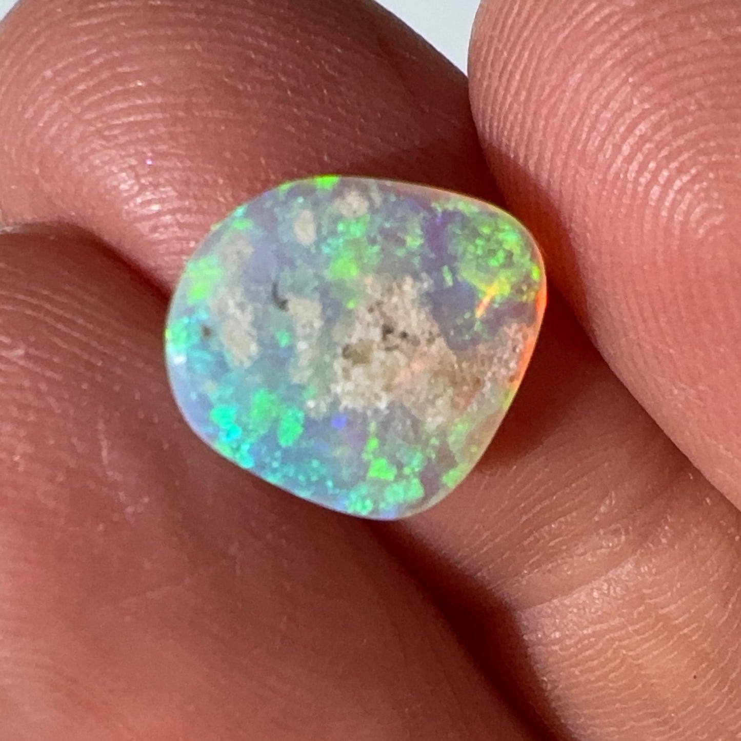 2.5ct Mintabie Blue Green Crystal Opal