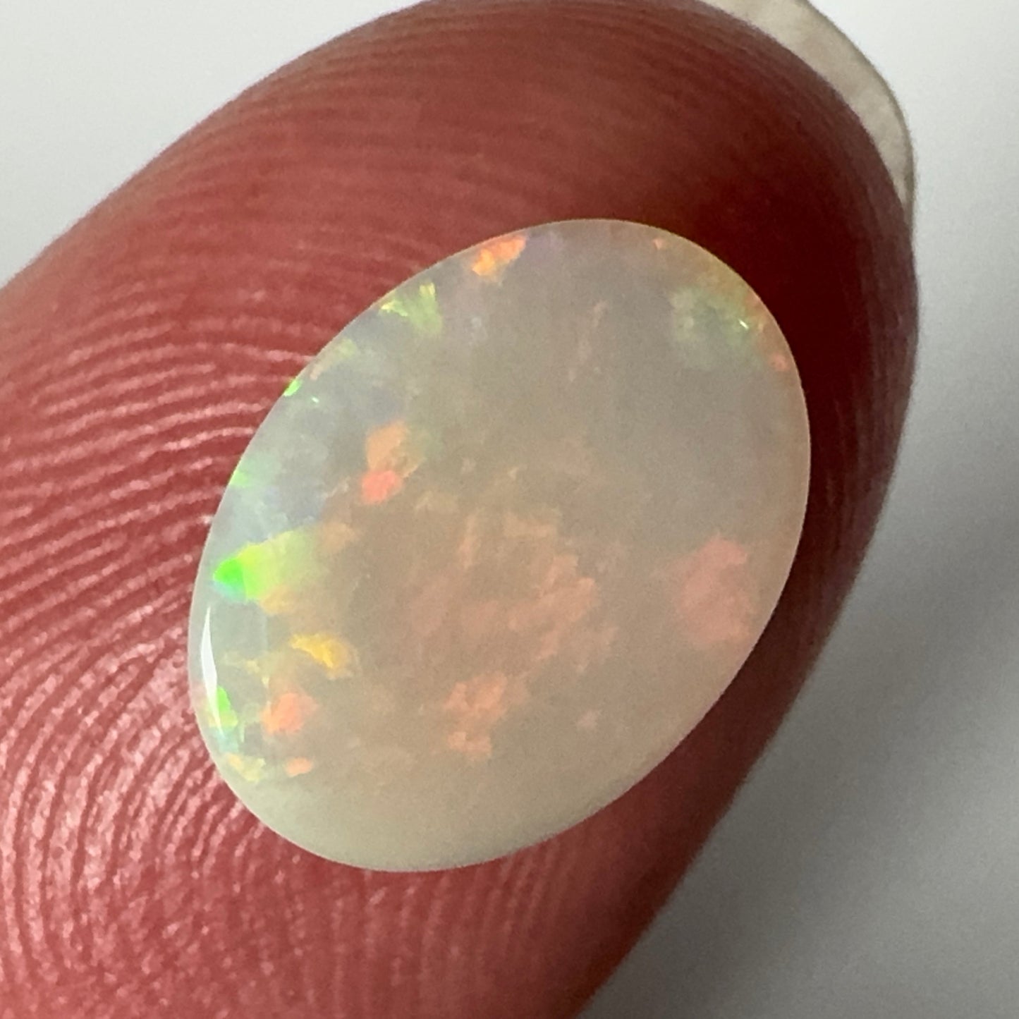 2.1ct Mintabie Oval Red Flash Oval