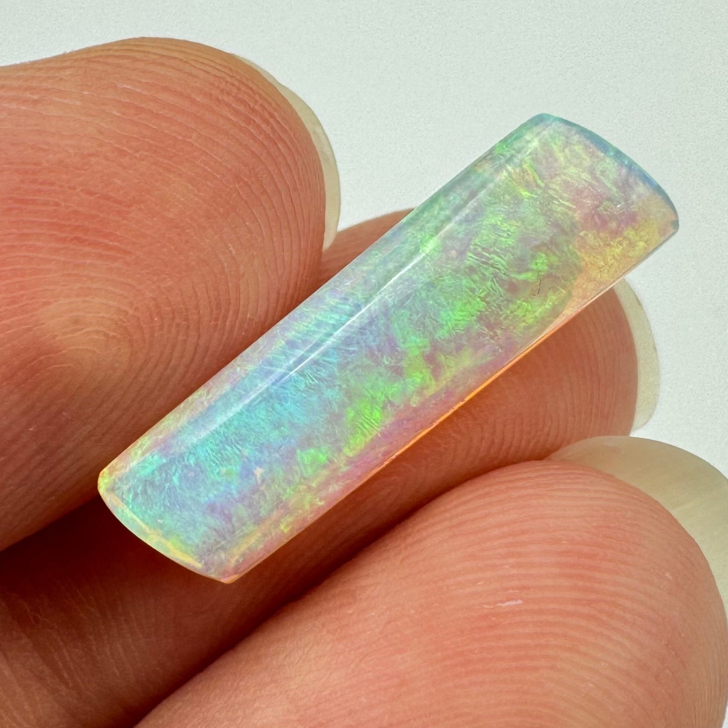 5.2ct Belemnite Blue Green Crystal Opal