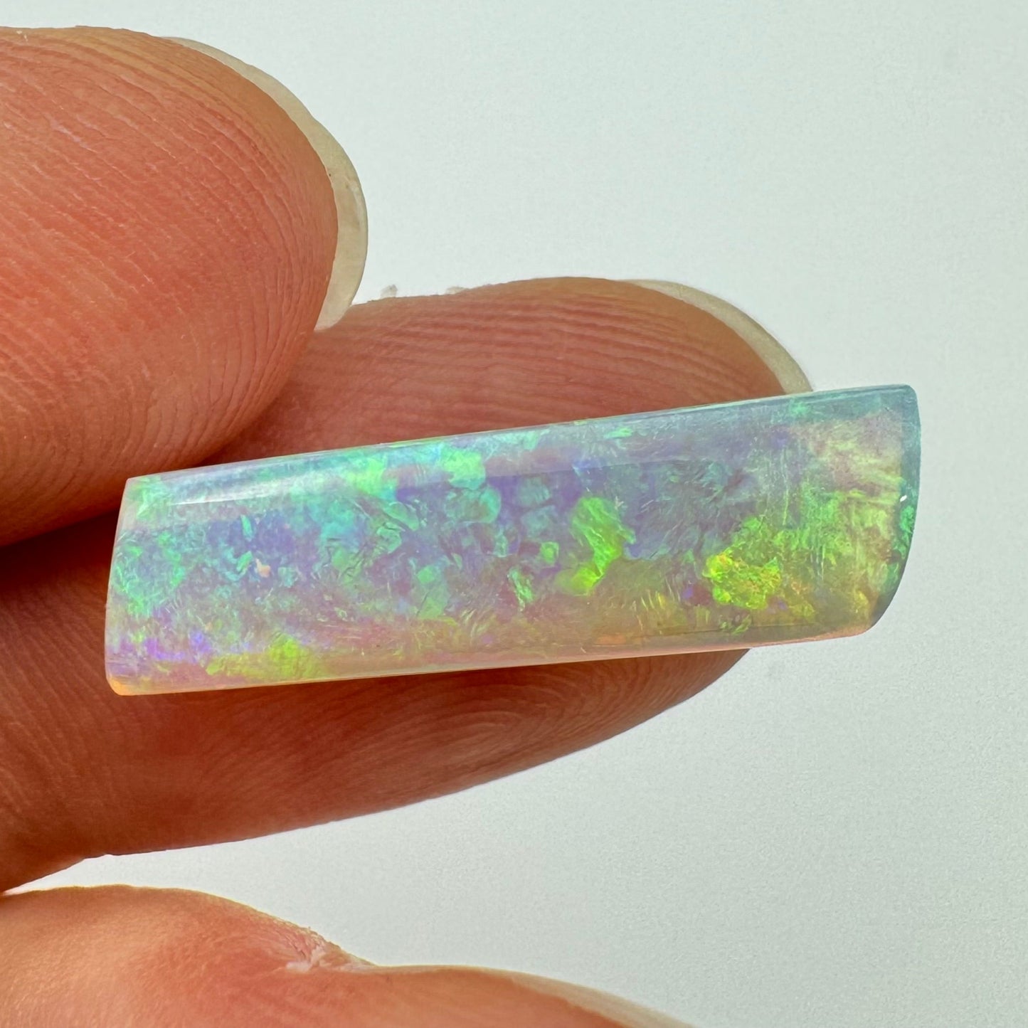 5.2ct Belemnite Blue Green Crystal Opal