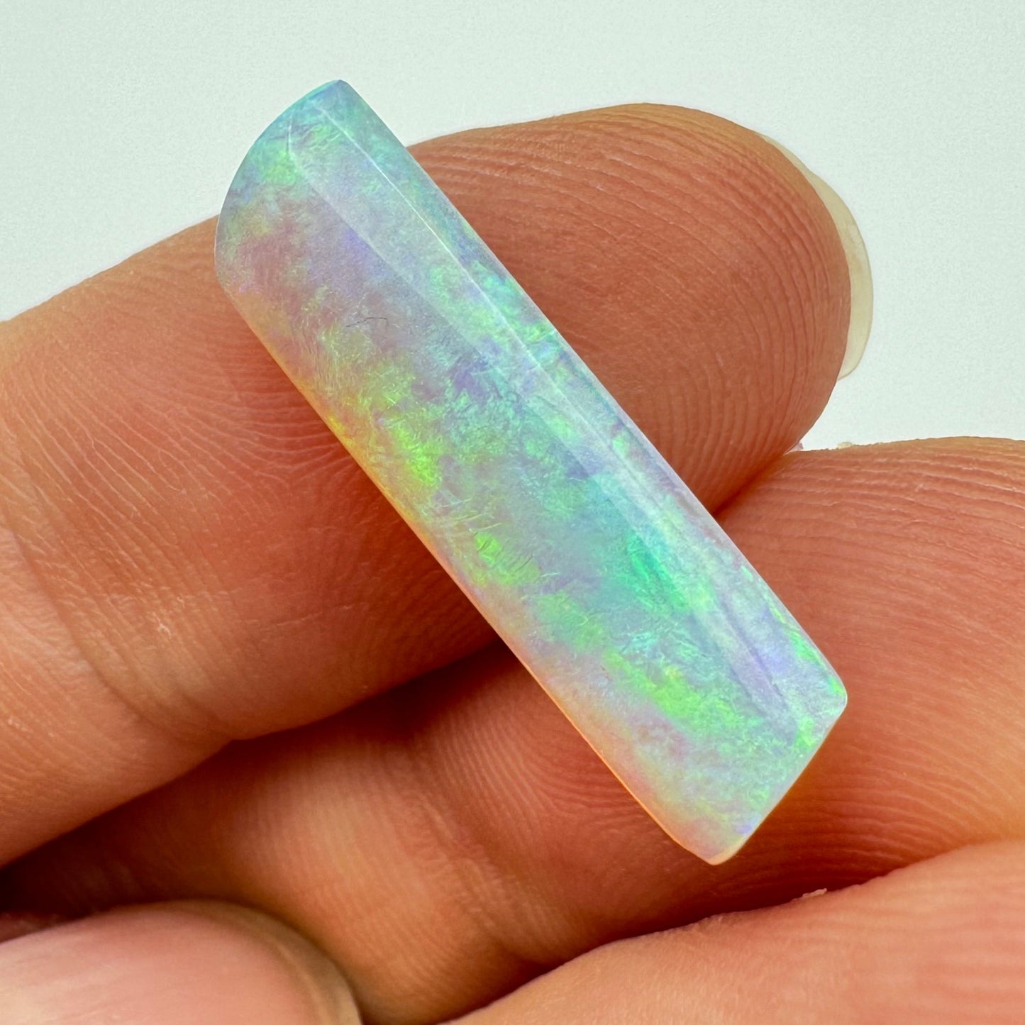 5.2ct Belemnite Blue Green Crystal Opal