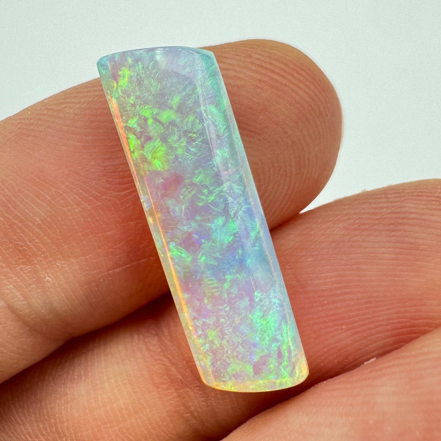 5.2ct Belemnite Blue Green Crystal Opal