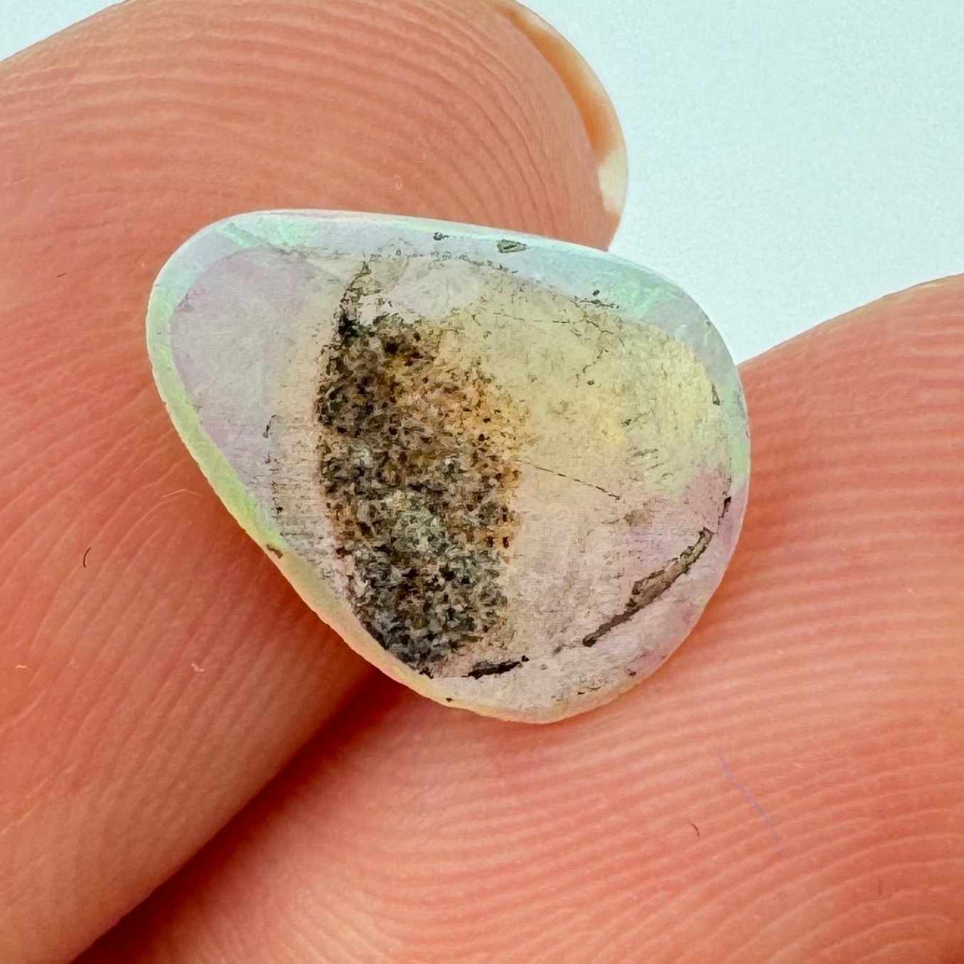 1.4ct Coober Pedy Freeform Crystal Opal