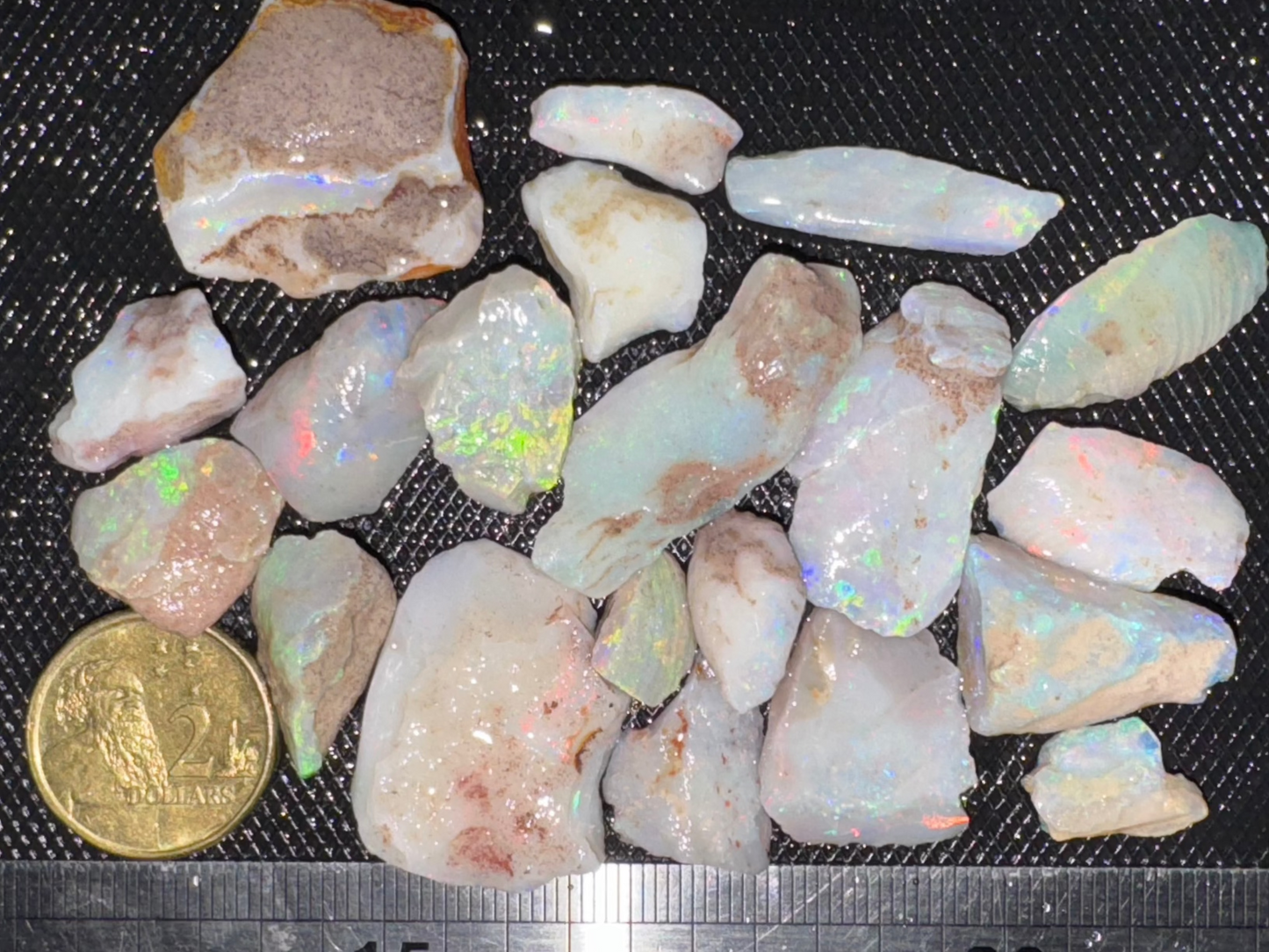 1ozt (155ct) Coober Pedy Rough Opal/Skinshell Parcel - 14 Mile Field