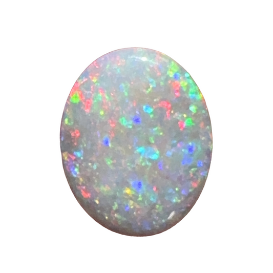 3.7ct Mintabie Oval White Opal
