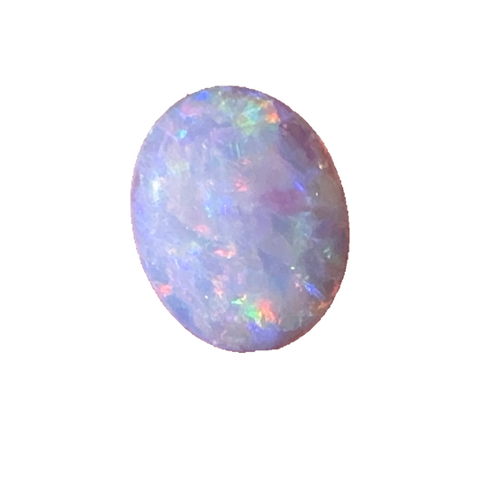 1.4ct Mintabie Oval White Opal