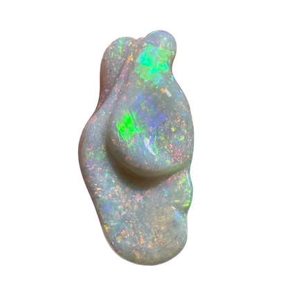 15.6ct Mintabie Double Sided Hand Carved Opal