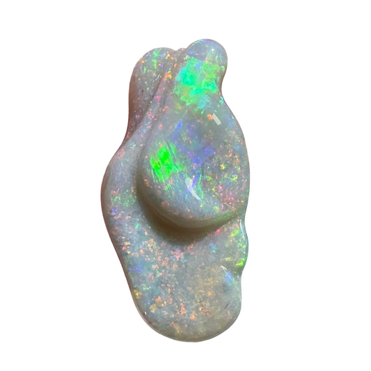 15.6ct Mintabie Double Sided Hand Carved Opal