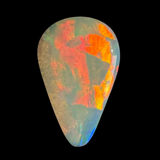 3.8ct Mintabie Teardrop Crystal Opal