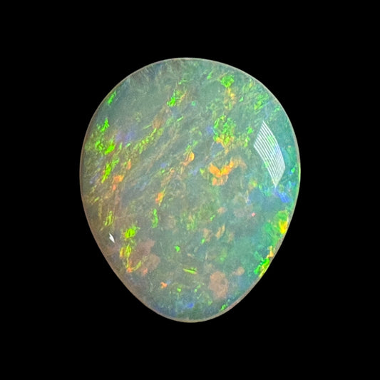 1.5ct Mintabie Teardrop Crystal Opal