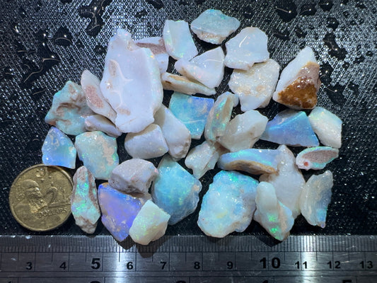 1ozt (155ct) Coober Pedy Rough Opal/Skinshell Parcel - 14 Mile Field