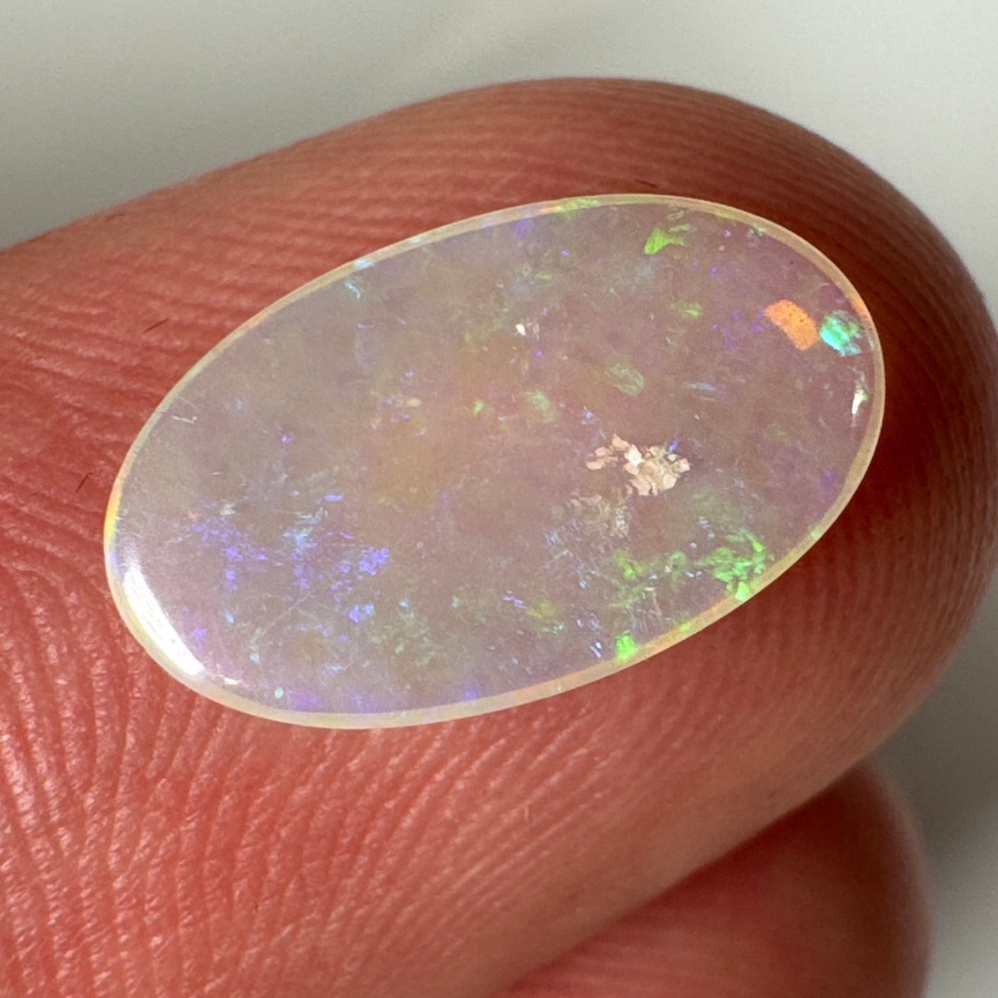 1.7ct Mintabie Blue/Green Crystal Opal