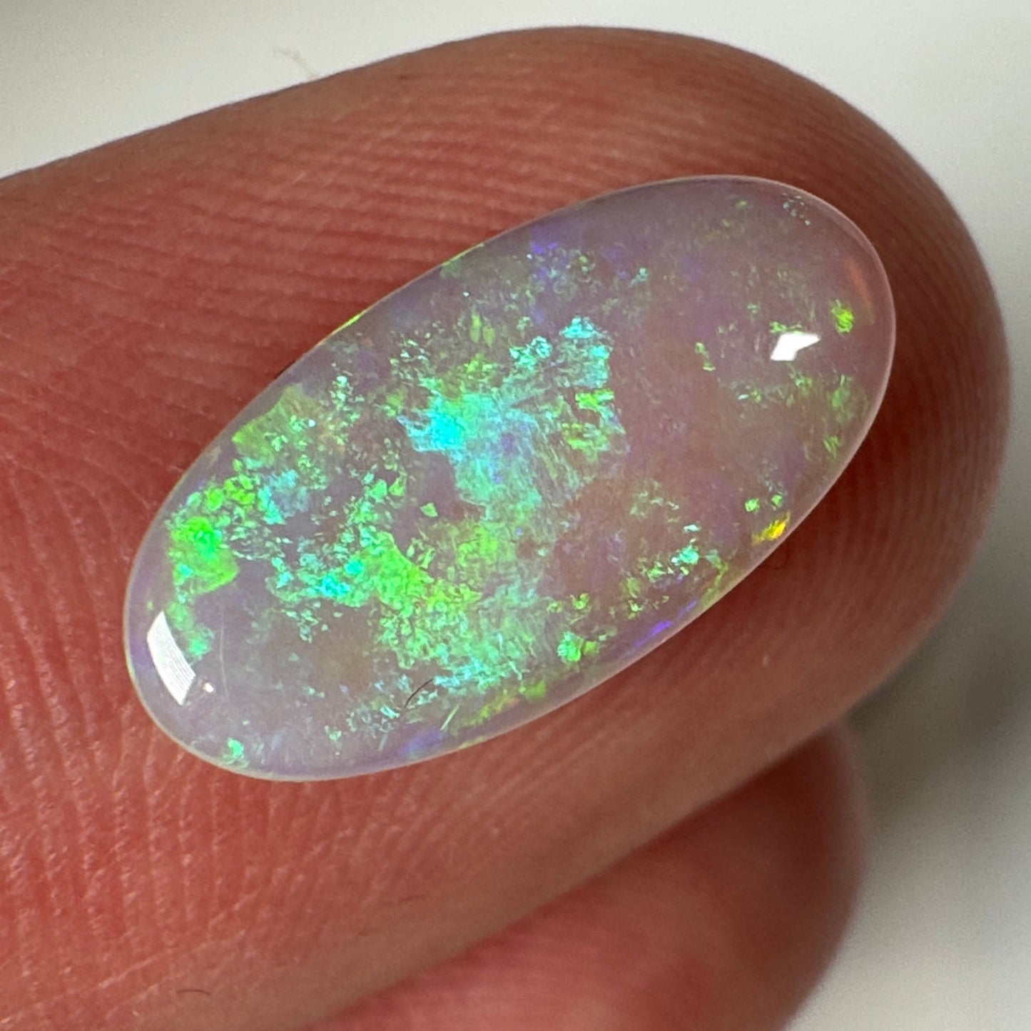 2.0ct Mintabie Blue/Green Crystal Opal