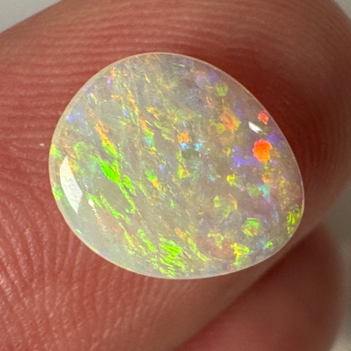 1.5ct Mintabie Teardrop Crystal Opal