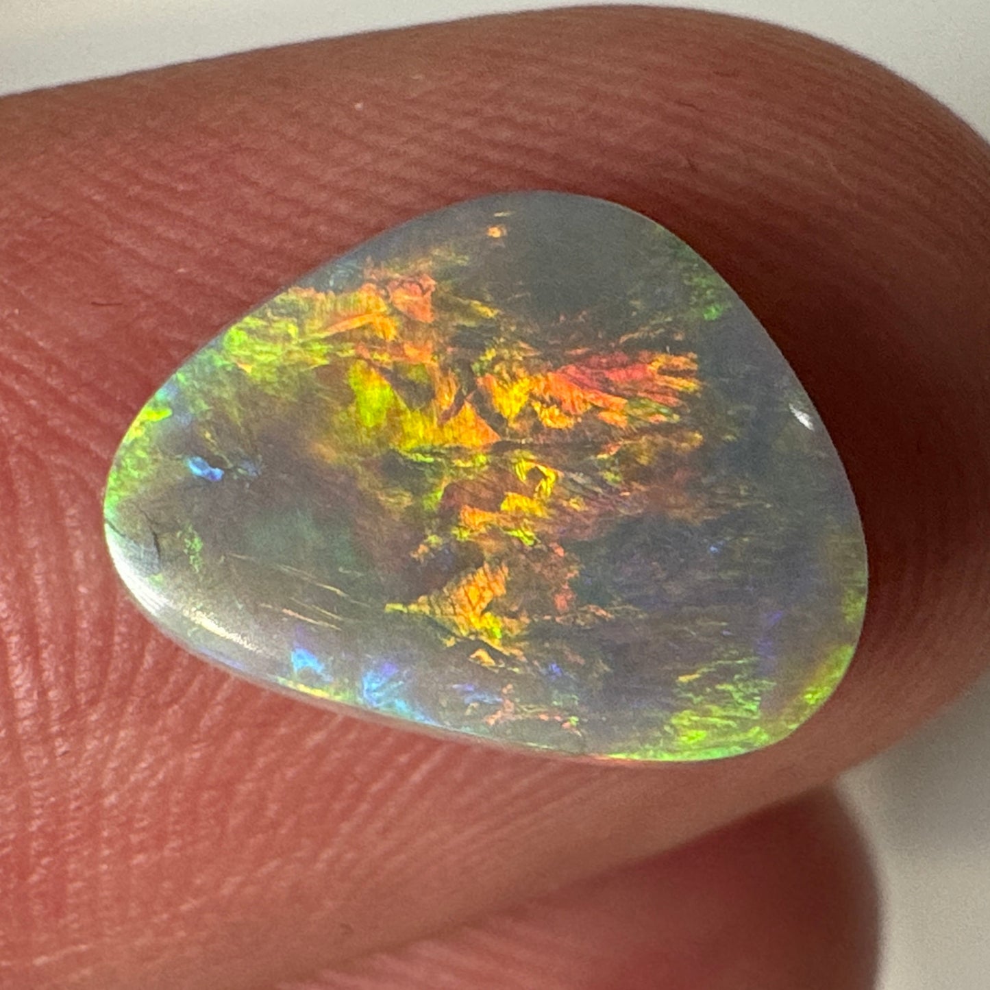 1.7ct Coober Pedy Dark Fire Opal