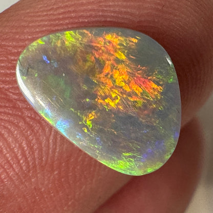 1.7ct Coober Pedy Dark Fire Opal