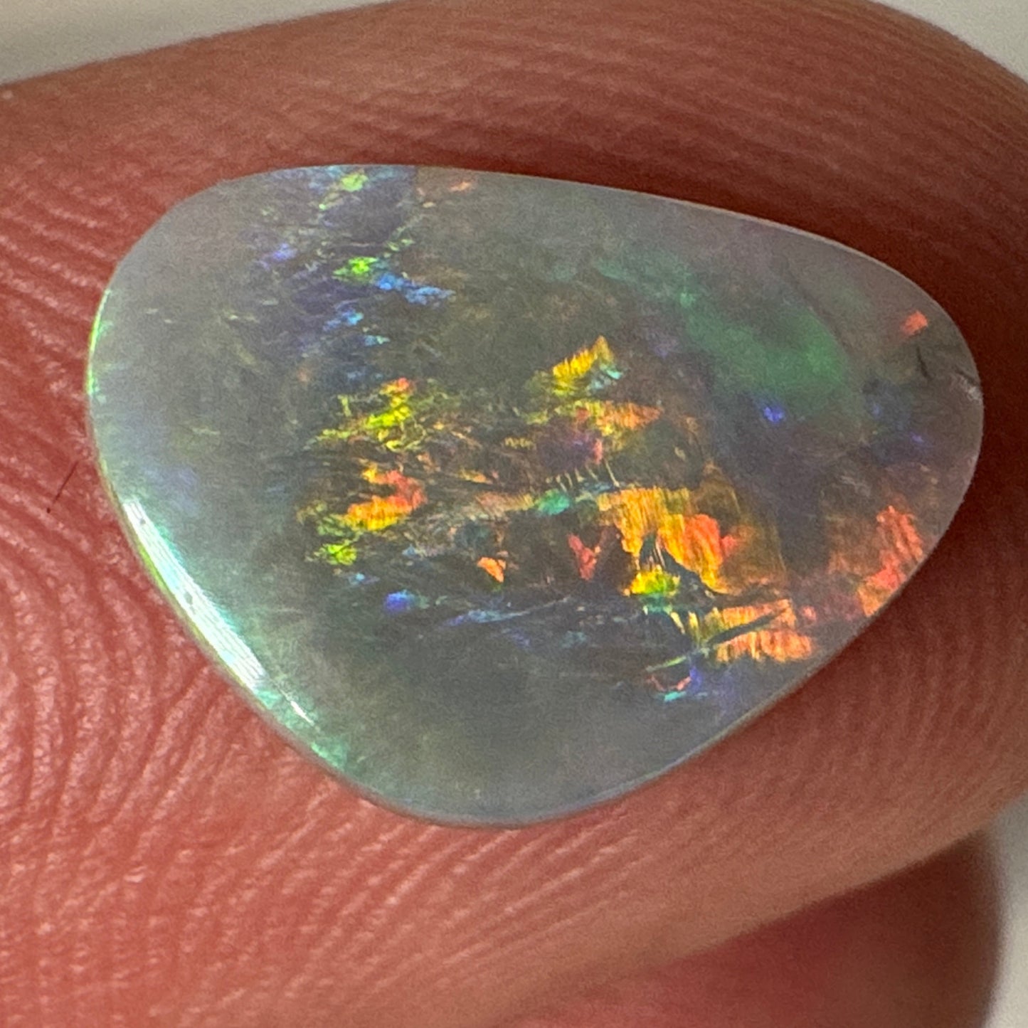 1.7ct Coober Pedy Dark Fire Opal