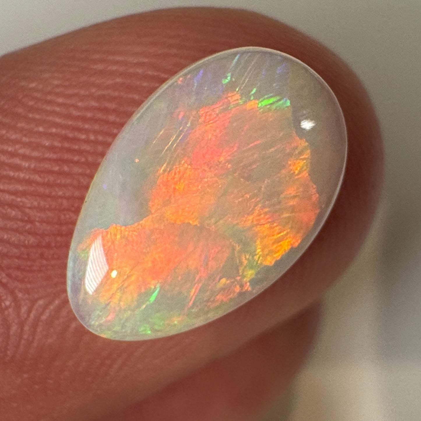 2.0ct Mintabie Teardrop Crystal Opal