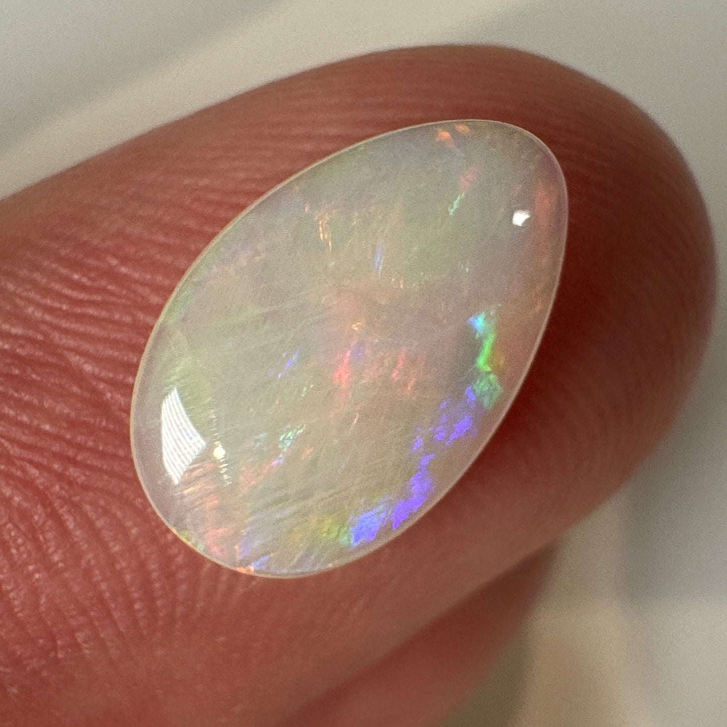 2.0ct Mintabie Teardrop Crystal Opal