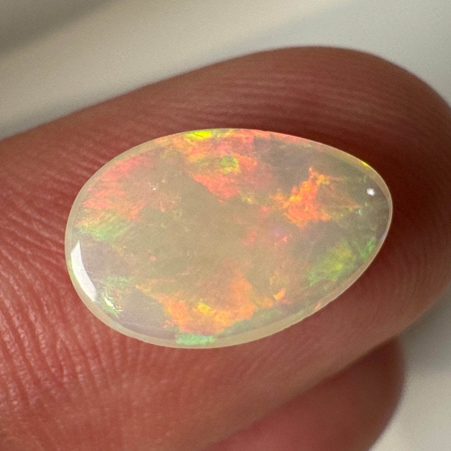 2.0ct Mintabie Teardrop Crystal Opal