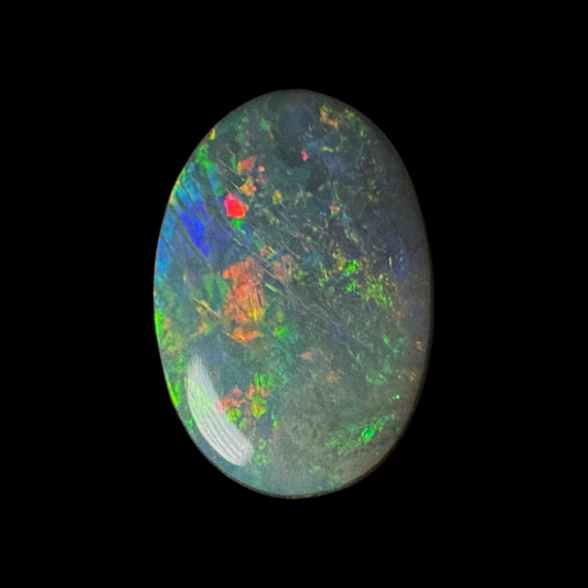 0.6ct Mintabie Semi-Black Ring Stone