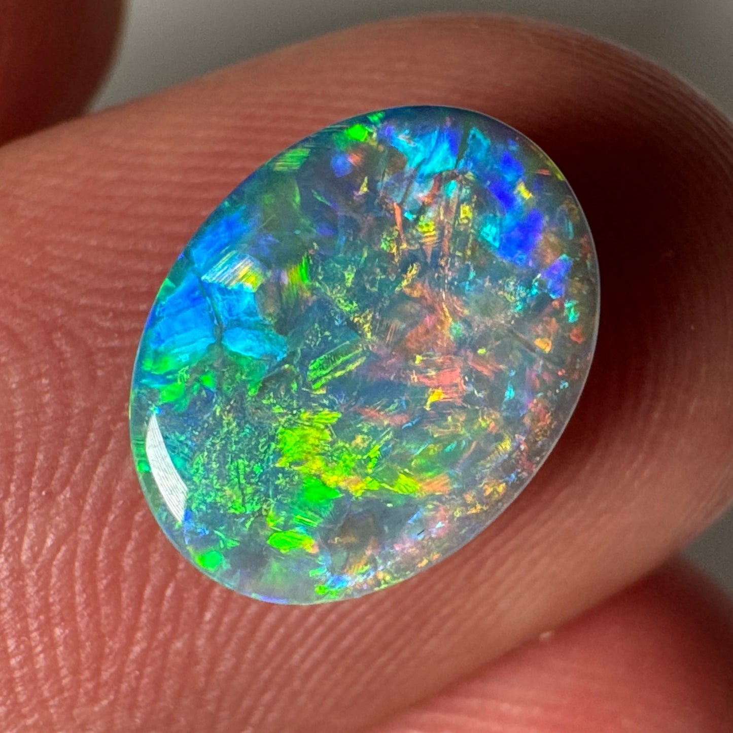 1.6ct Mintabie Gem Grade Black Opal