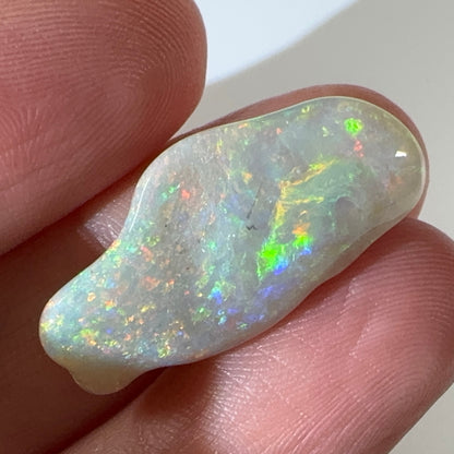 15.6ct Mintabie Double Sided Hand Carved Opal