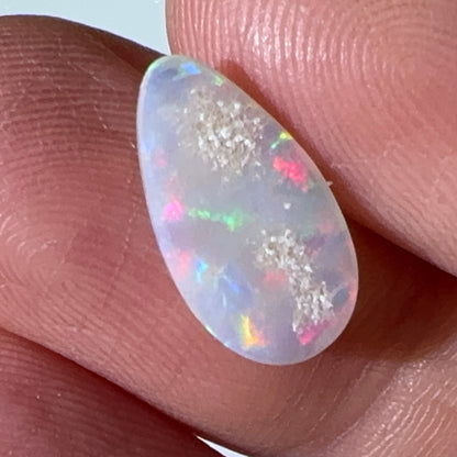 1.8ct Mintabie Teardrop Crystal Opal
