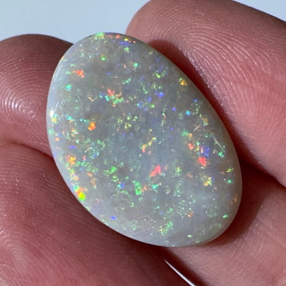 13.6ct Mintabie Freeform White Opal