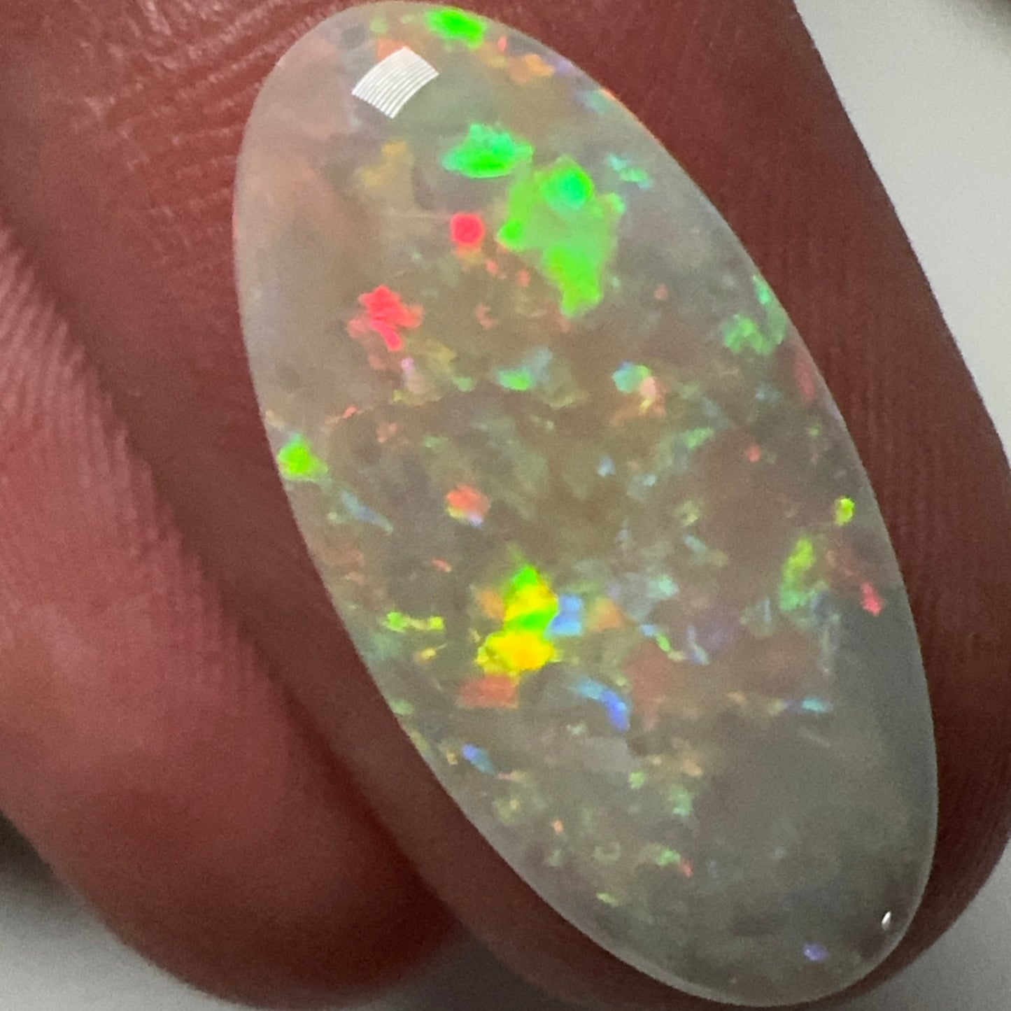 5.2ct Mintabie Oval Pendant Opal