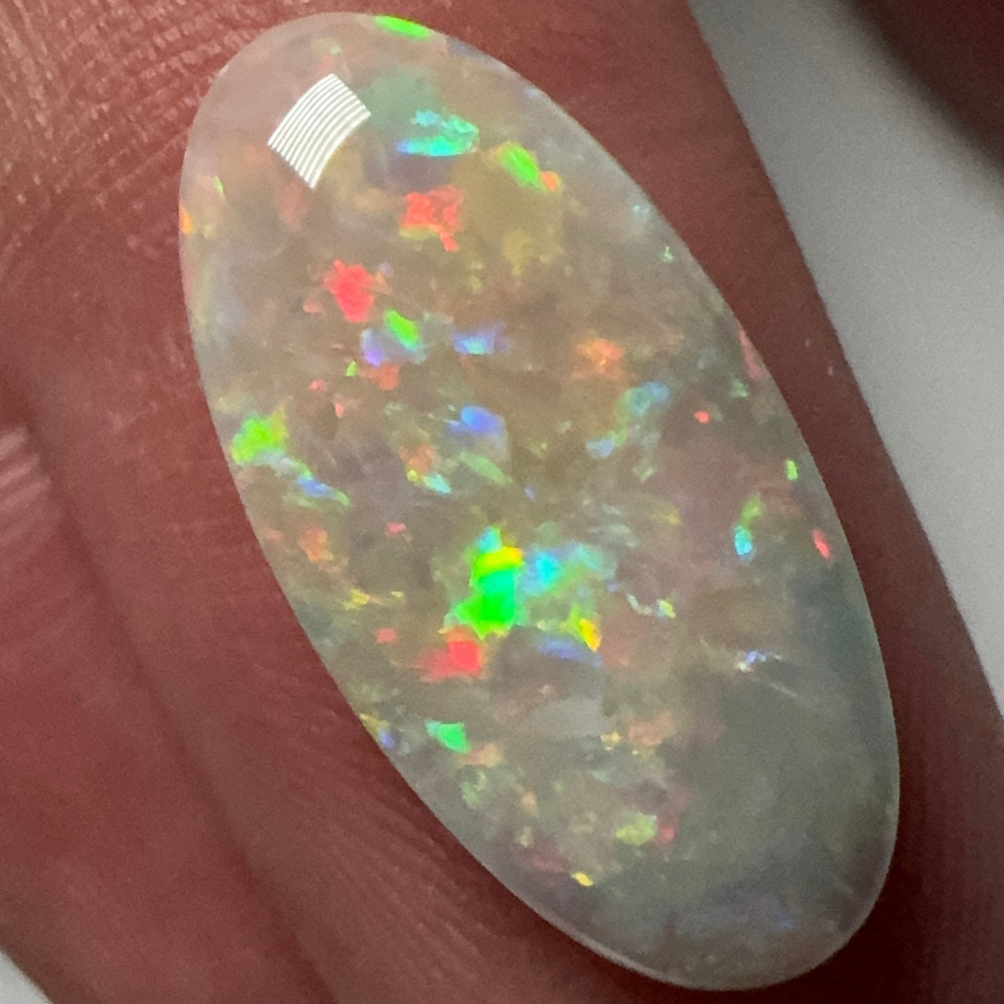 5.2ct Mintabie Oval Pendant Opal