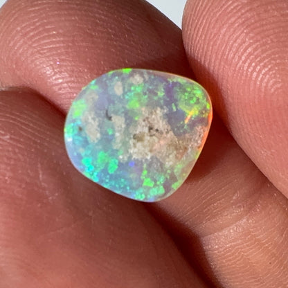 2.5ct Mintabie Blue Green Crystal Opal